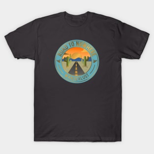 Road To Nowhere Desert Badge T-Shirt